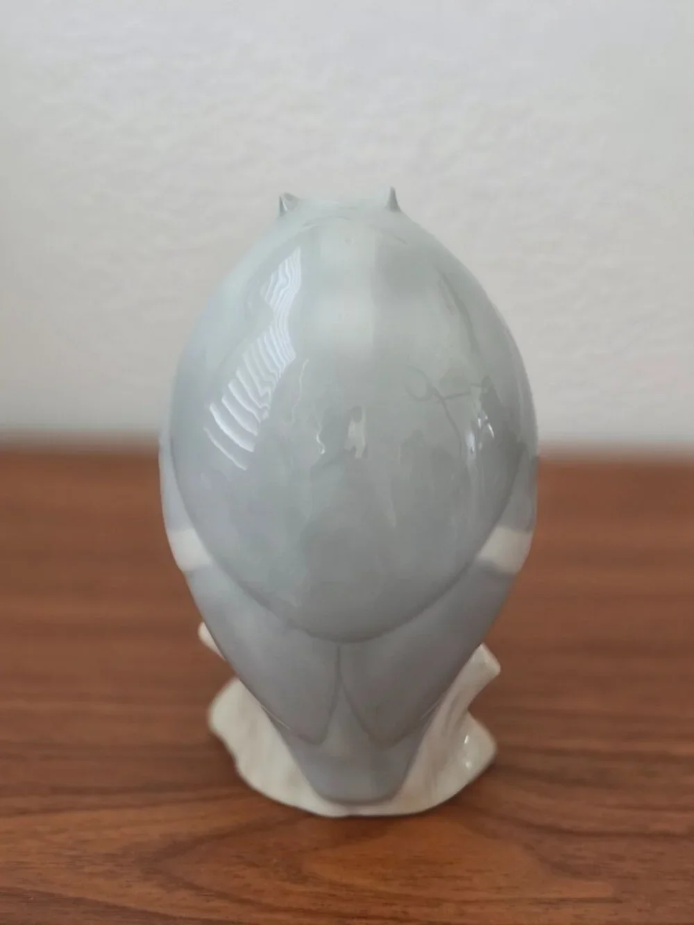 Vintage ROYAL ORLEANS Porcelain Gray & White 5.5